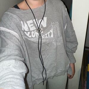 Black rope necklace with lobster clasp Whimsigoth grunge